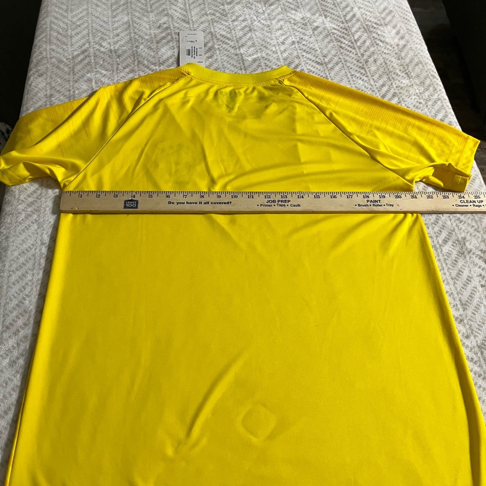 Rass Sports Men's Yellow Brazil Shirt L/XL - Picture 4 of 4